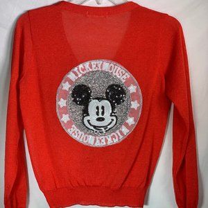 Red Knitting cardigan